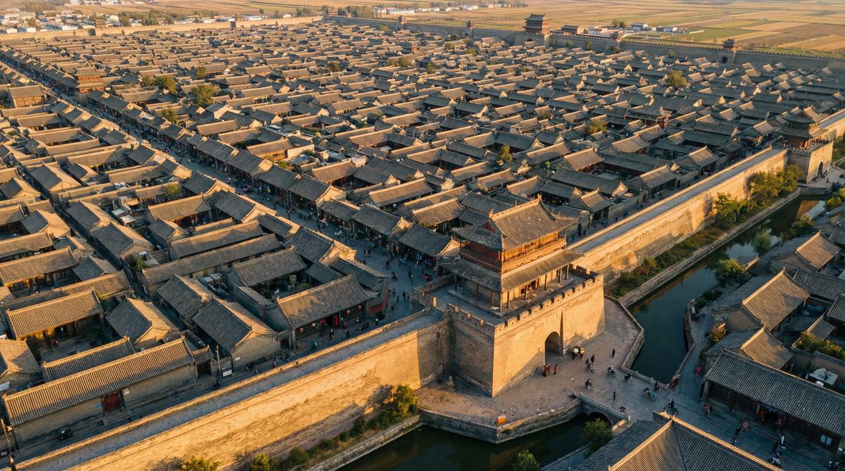 学生情侣平遥古城视频游记